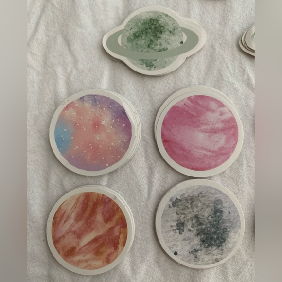 15 planet stickers set - Picture 3 of 5